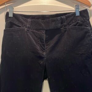 Ann Taylor fine wale corduroy black pants